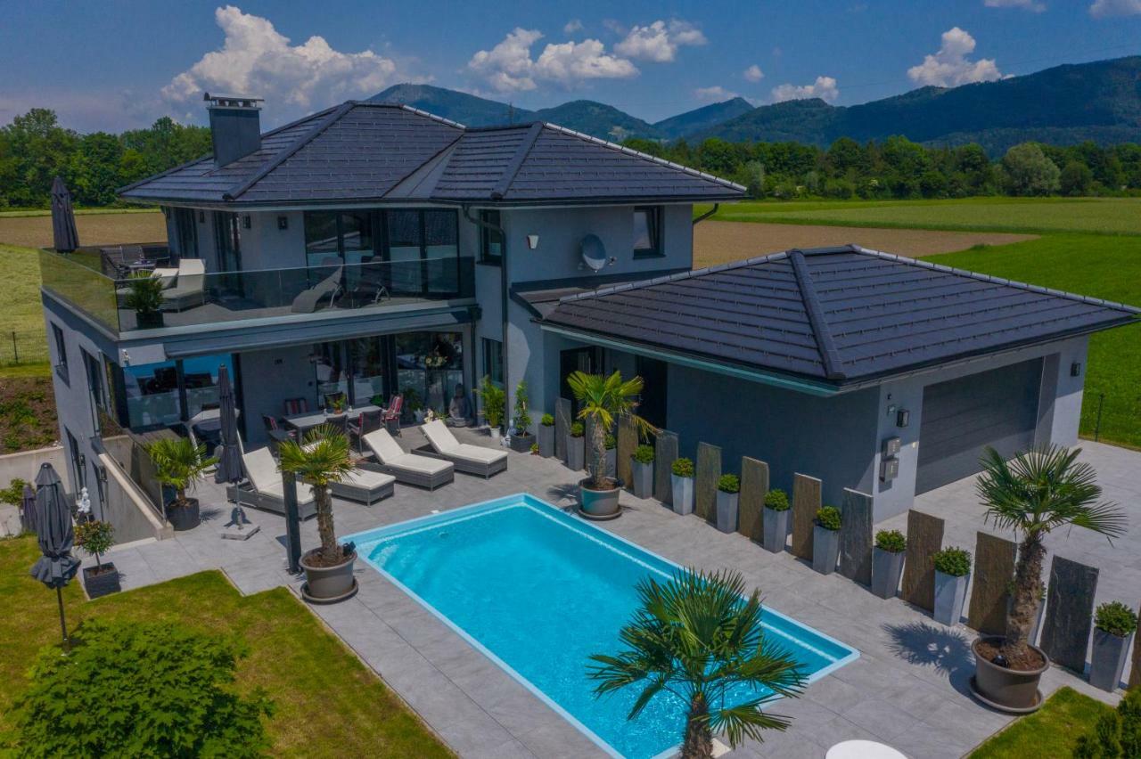 Luxurioese Penthaus Wohnung Anif Bagian luar foto